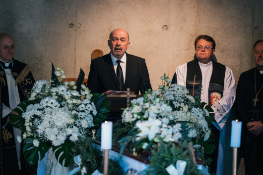 Markó Béla beszéde Takács Csaba temetésén